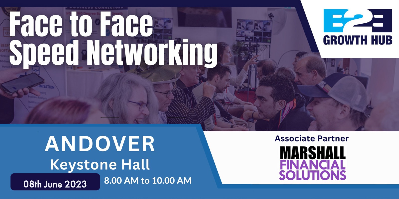 Andover Face 2 Face Morning Speed Networking - 8th June 2023