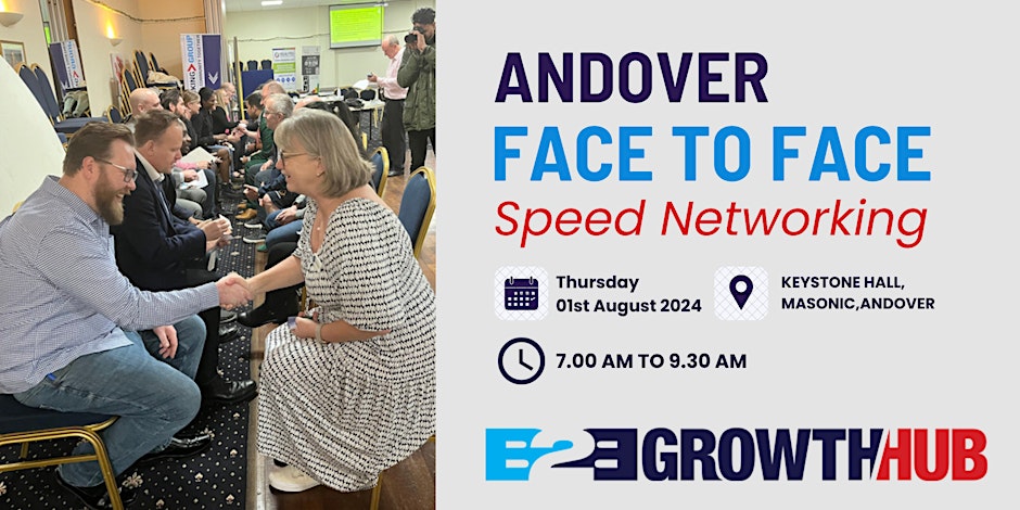 Andover Face 2 Face Morning Speed Networking - 1st August 2024