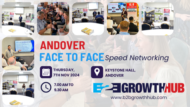 Andover Face 2 Face Morning Speed Networking - 7th November 2024